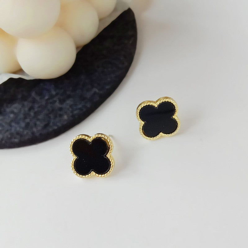 Four Leaf Clover Earnings Ear For Girls Van cleef earrings