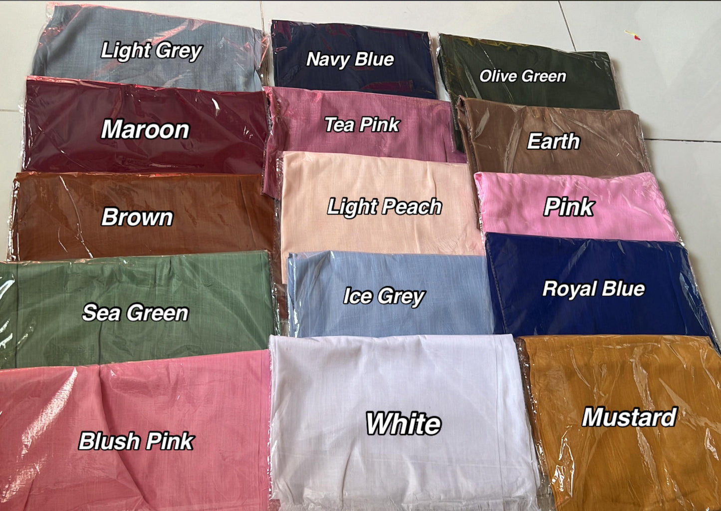 Buy Any 2,3,4,5 & 6 Turkish Hijab (Choose Your Own Color)