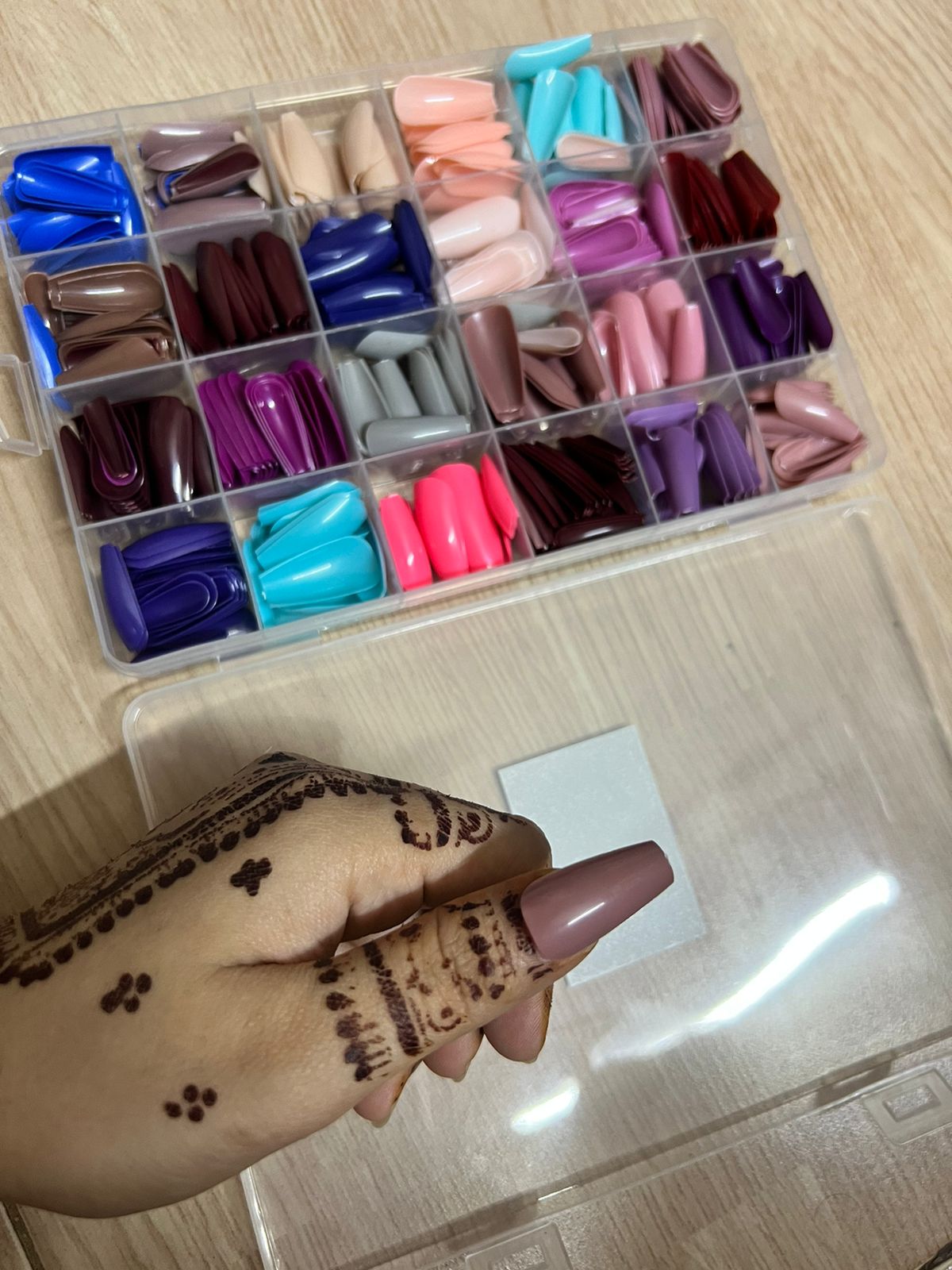 576Pc Artificial Nails Pack Of Nails for Girls Women