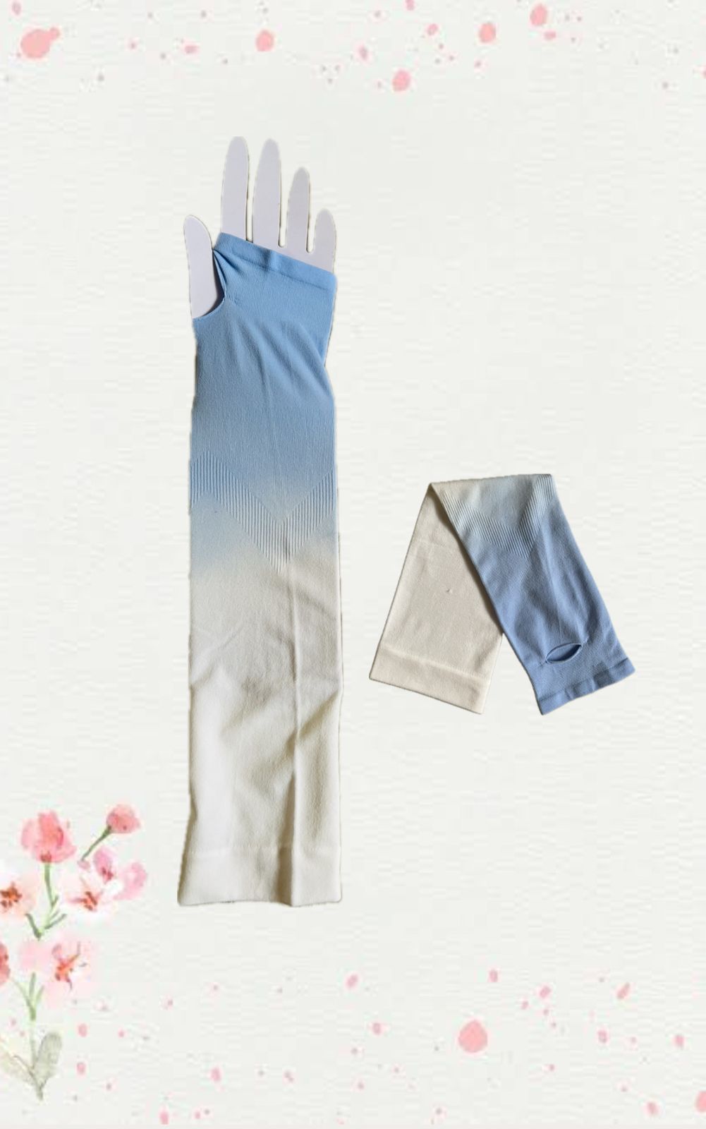 Two Tone Sleeves With Thumb Hole