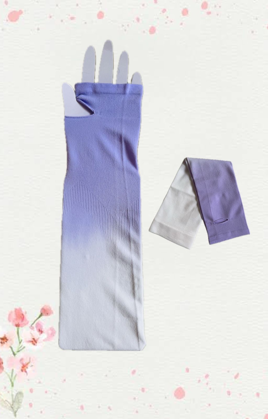Two Tone Sleeves With Thumb Hole