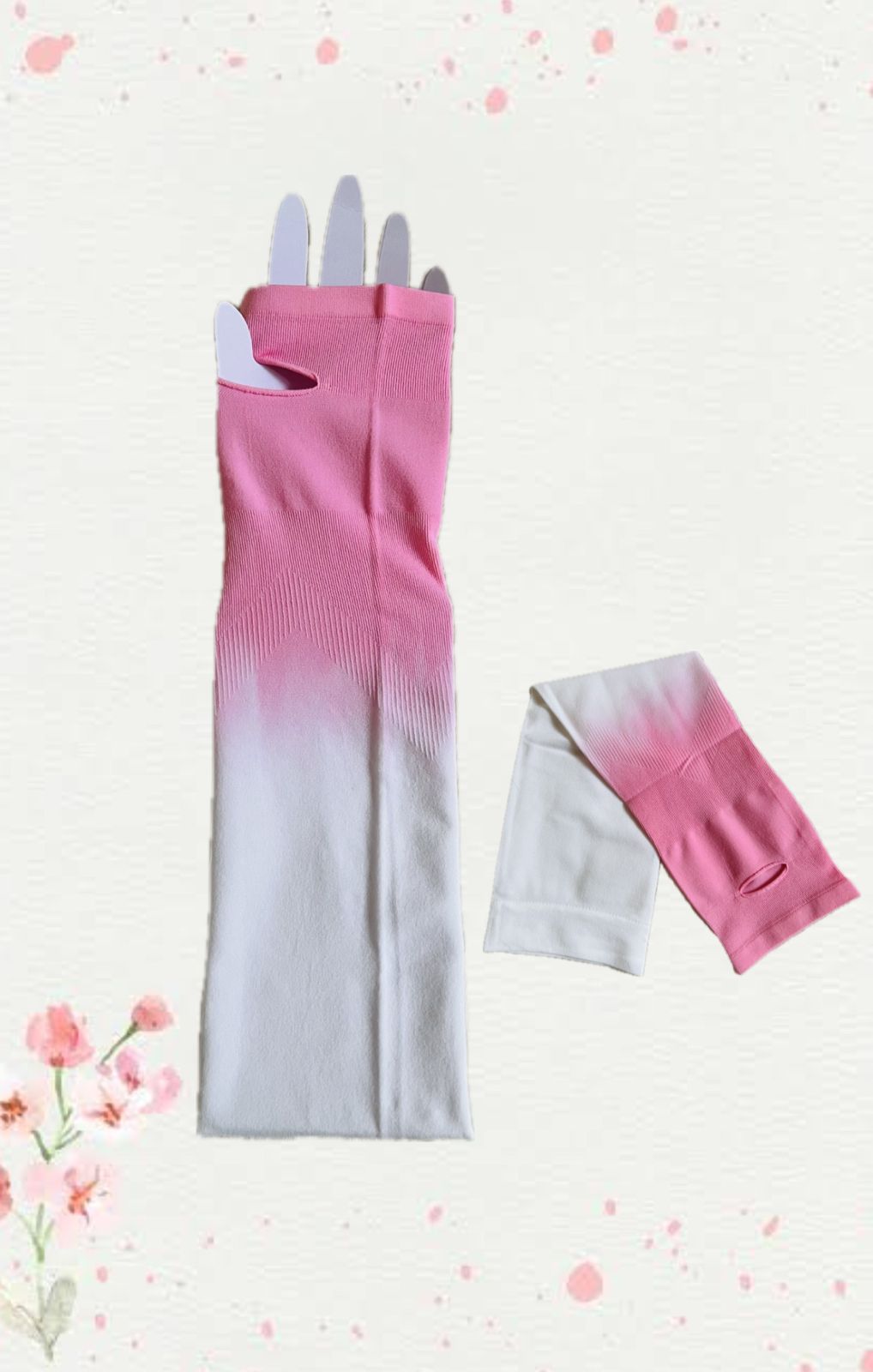 Two Tone Sleeves With Thumb Hole