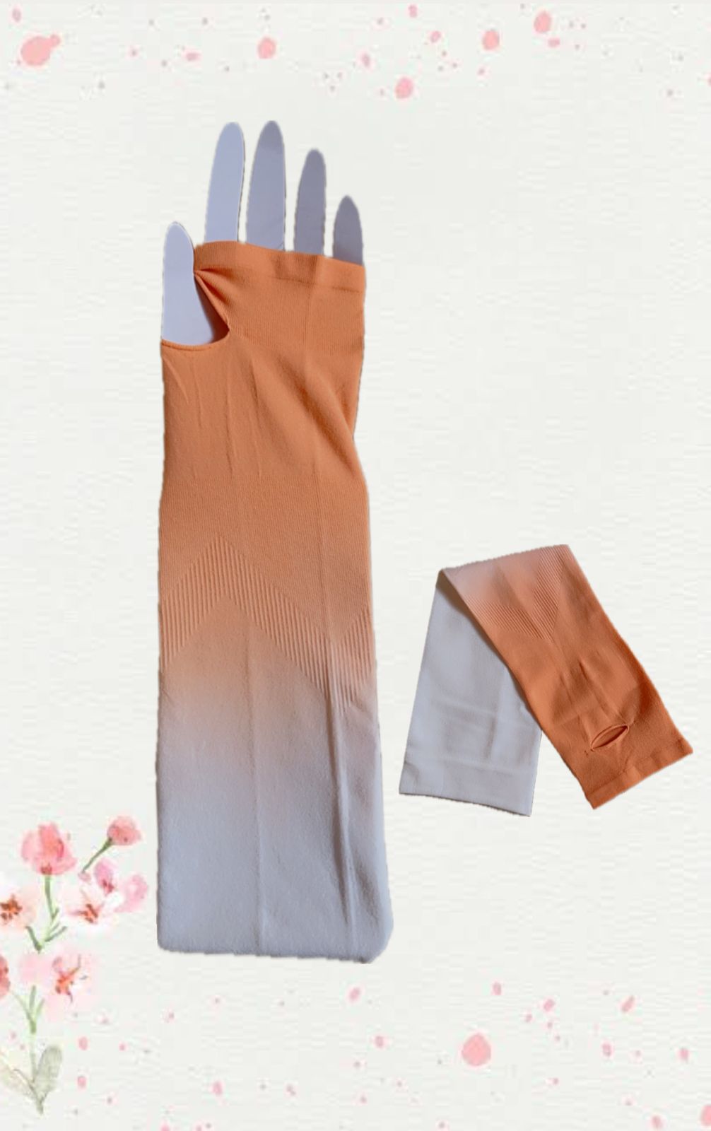 Two Tone Sleeves With Thumb Hole