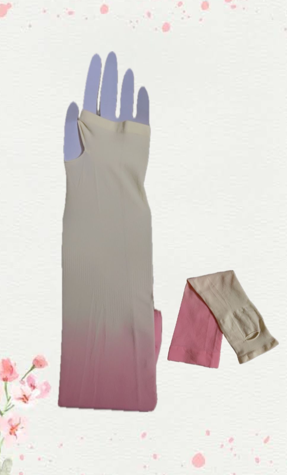 Two Tone Sleeves With Thumb Hole