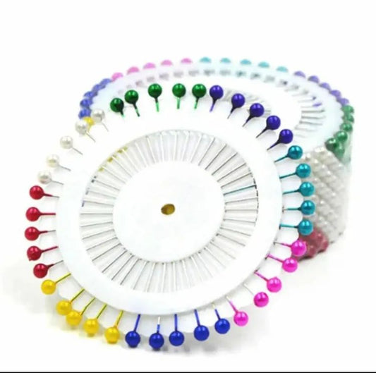 Multi Pins Wheel Size 1.5 Inch Hijab Pins -Scarf Pins-Burka Pins-Stoller Pins (40Pins In Wheel)