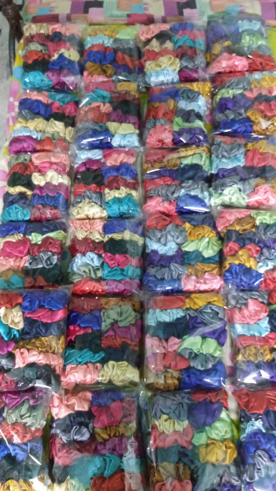 Medium Size Handmade Silk Scrunchies