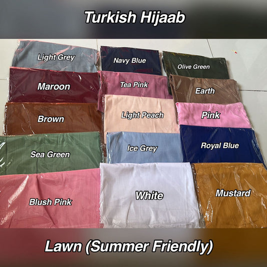Buy Any 2,3,4,5 & 6 Turkish Hijab (Choose Your Own Color)