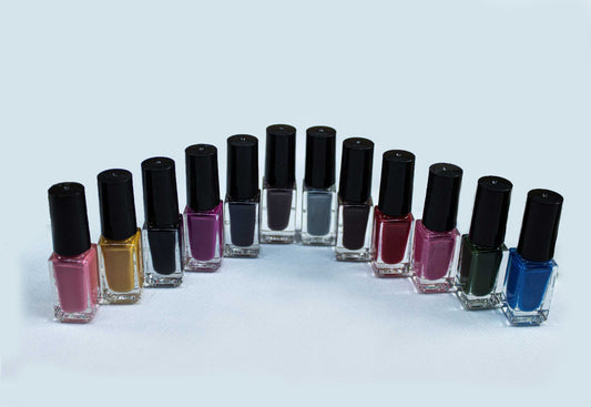 Pack Of 12 & 24 Peel off Nail Polish (Multi Colors)