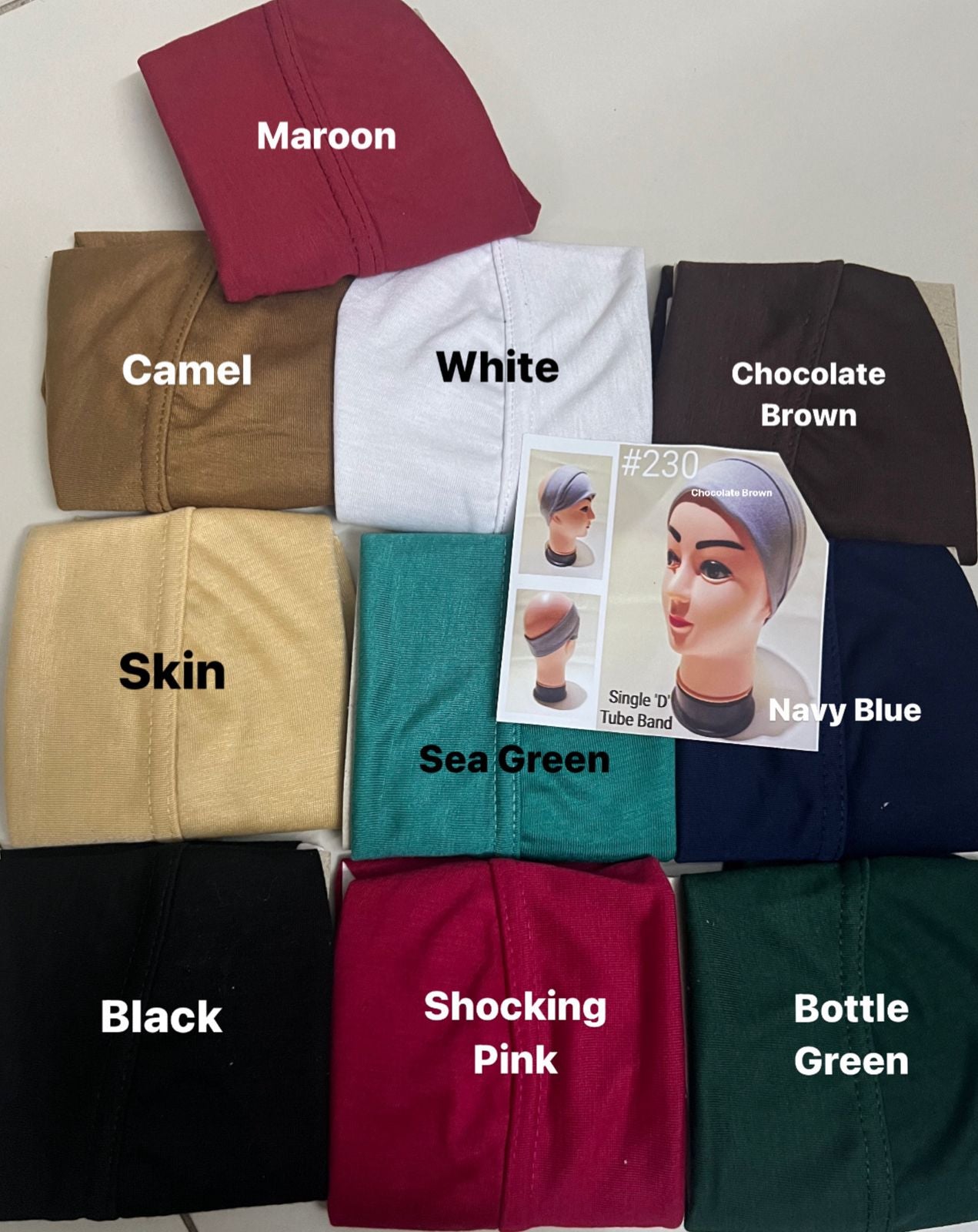 Pack Of (6Pc-12Pc) Half Hijab D-Cap Tube Cap Hijab Cap For Girls And Women Inner Caps Under Scarf Caps