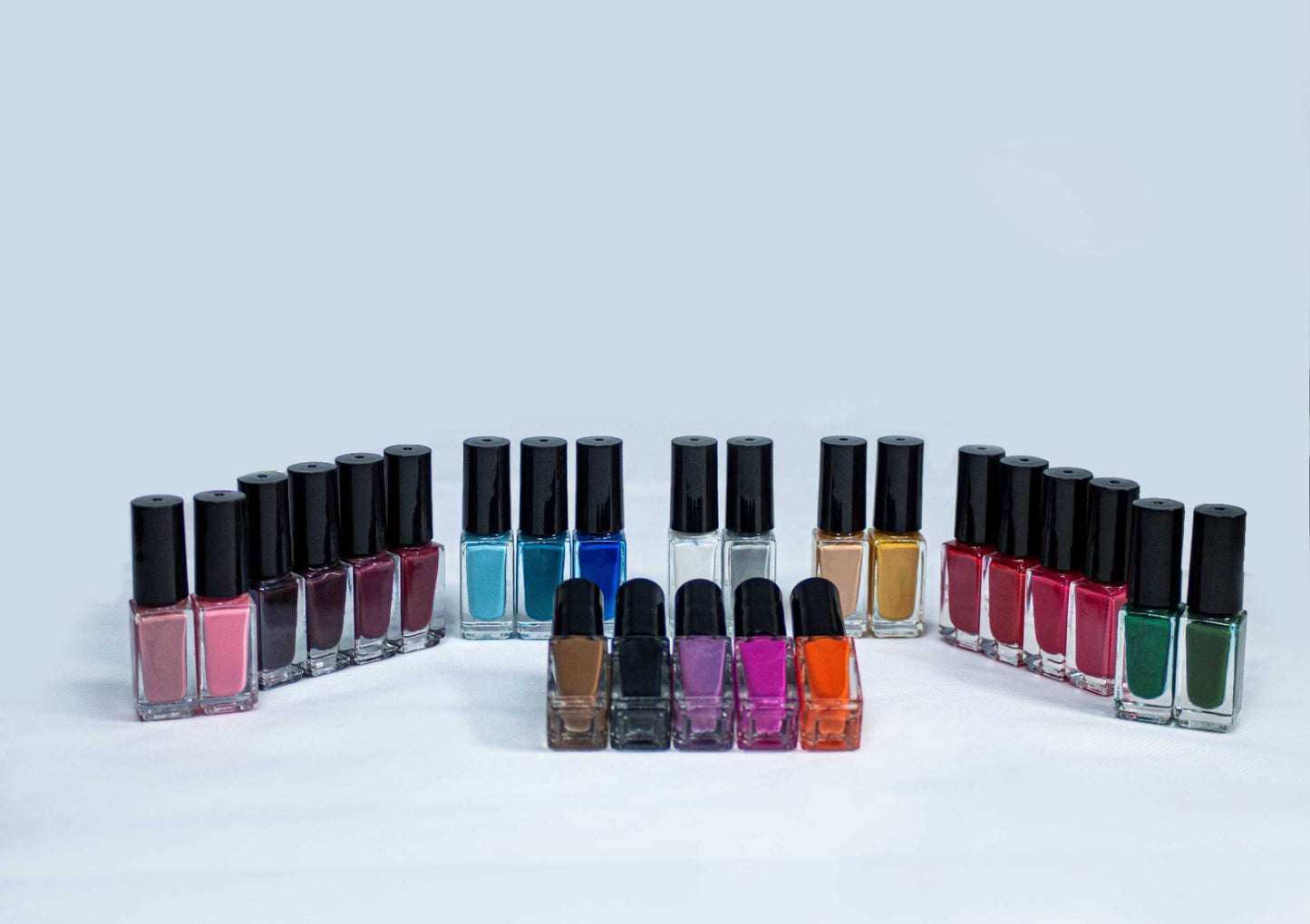 Pack Of 12 & 24 Peel off Nail Polish (Multi Colors)