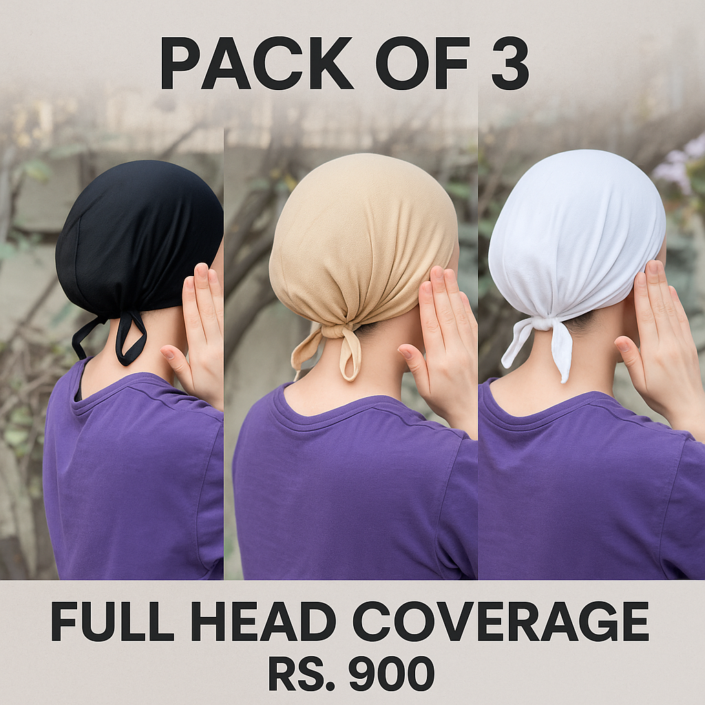 Full Head Coverage Hijab Dori Cap