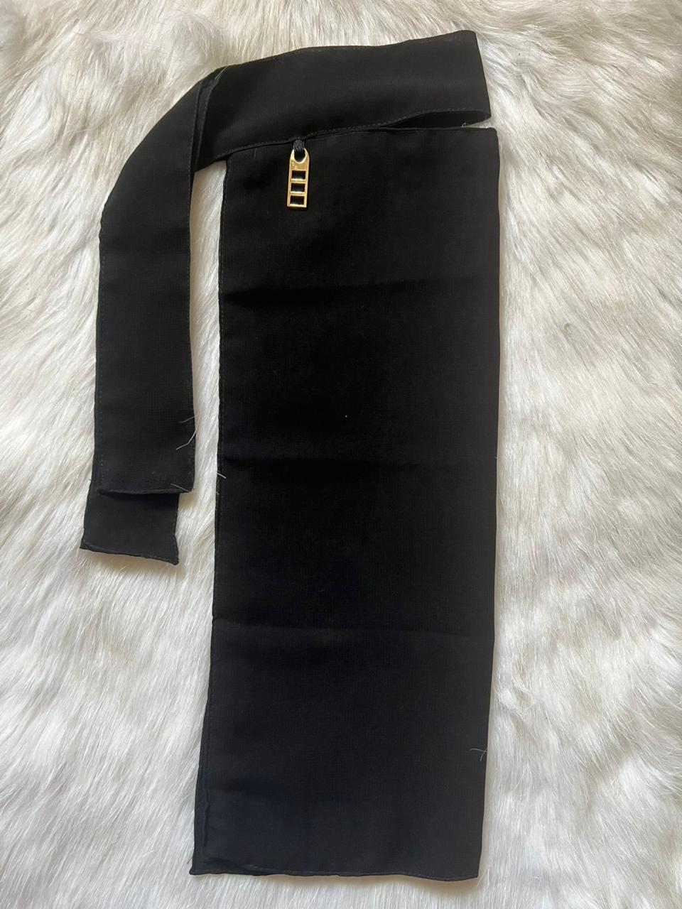 Saudi Naqab Forhead Soft Niqab Patti With Zi Bukle for girls