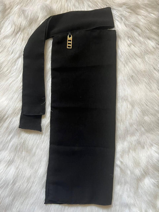 Saudi Naqab Forhead Soft Niqab Patti With Zi Bukle for girls