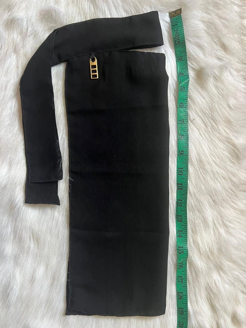 Saudi Naqab Forhead Soft Niqab Patti With Zi Bukle for girls