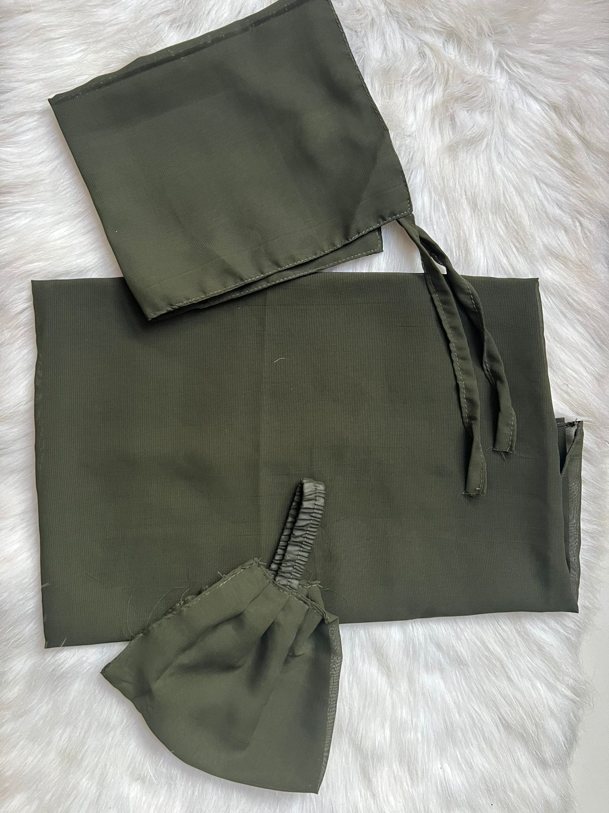Buy Any 2,3,4,5,6,7 Cheffon 3 In 1 (Stoller+Naqab+Cap)