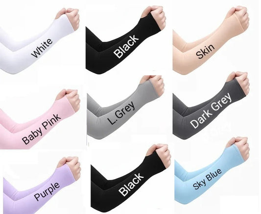 Thumb Hole Arm Sleeves  Extender (High Quality Fabric)