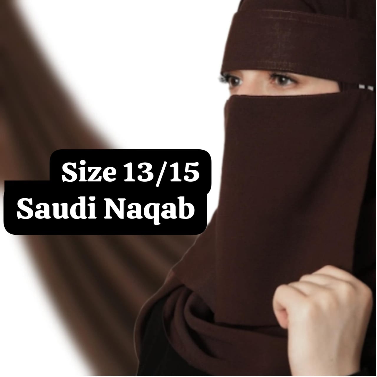 Multi Colors Saudi Naqab Forhead Hard (Bukram) Niqab Patti With Zi Bukle for girls