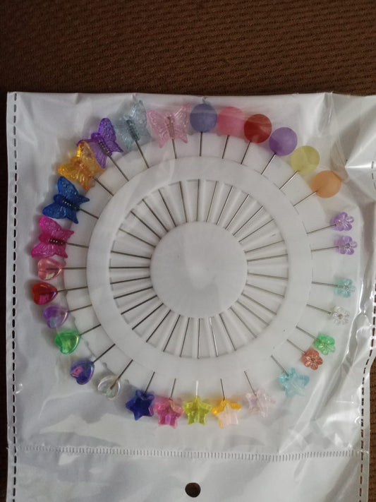 Cotton Candy Butterfly Hijab Pins (30Pins)