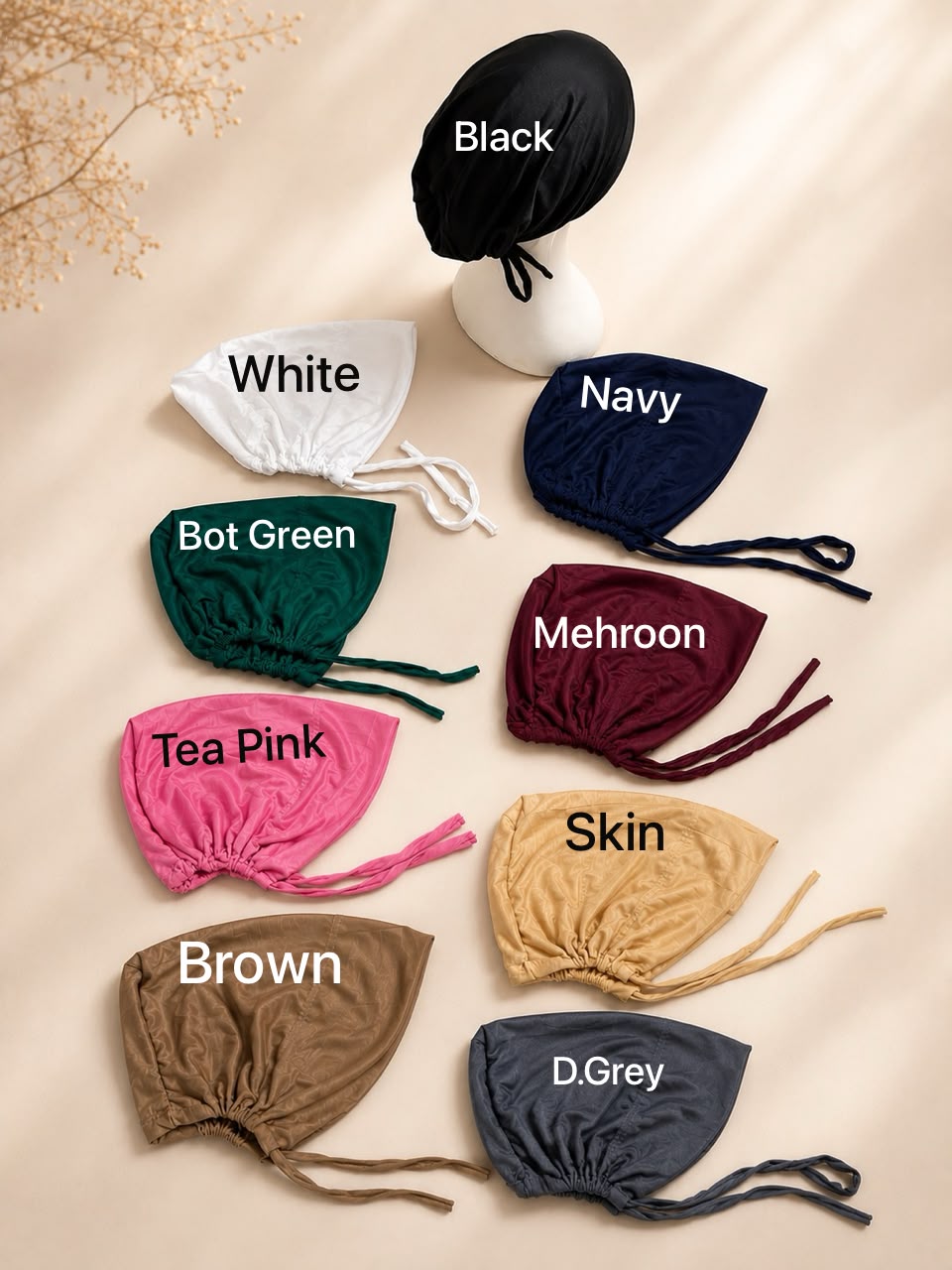Full Head Coverage Hijab Dori Cap