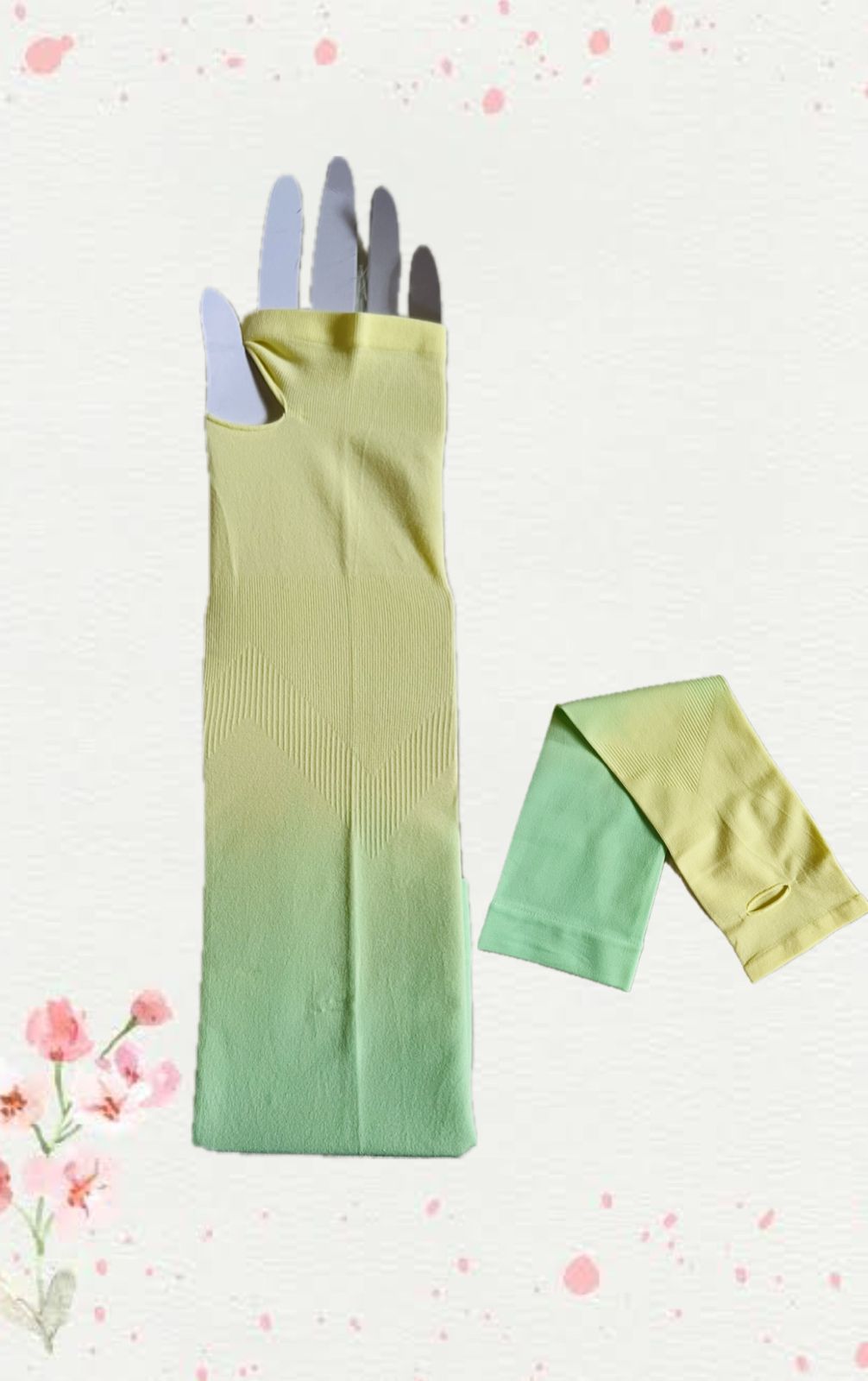Two Tone Sleeves With Thumb Hole