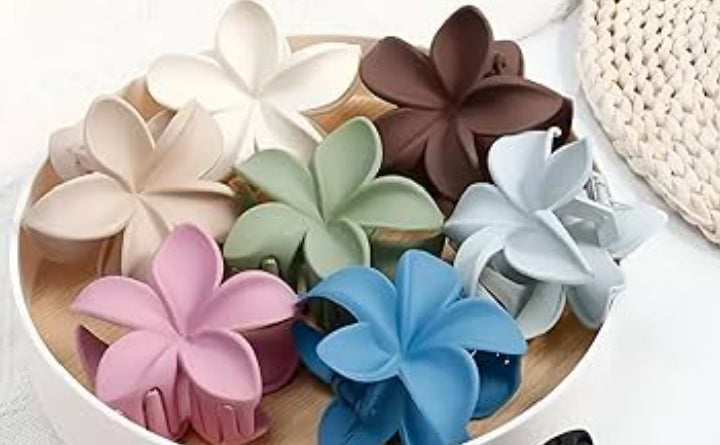 Flower Hair catchers Medium Length (Multi Colors)